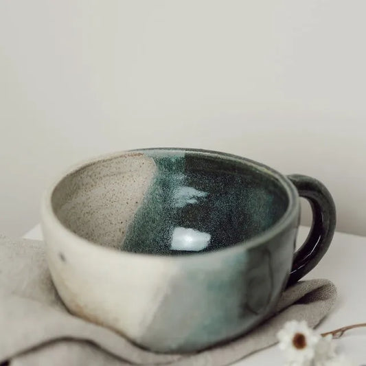 Ceramic Handmade 'Mountains' Bowl Mug