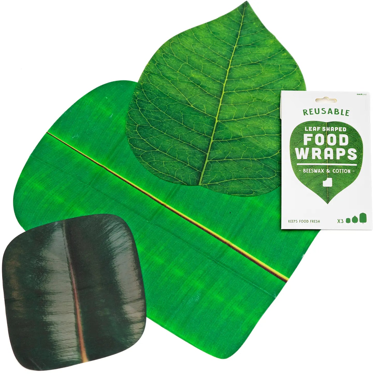 Beeswax Wraps - Leaf Shaped