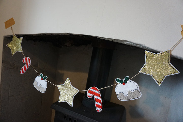 Embroidered Garland