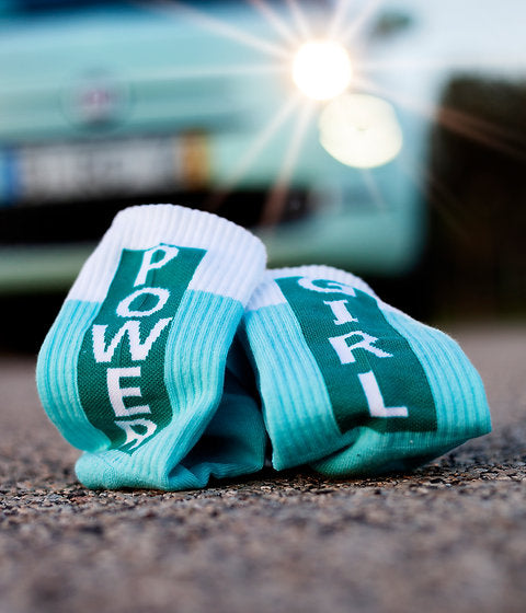 Girl Power Socks Blue