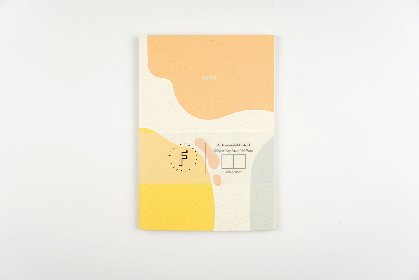 Studio fin handmade A6 Notebook