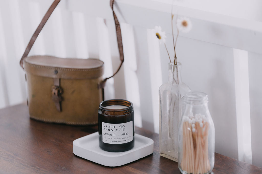 Cashmere and Musk Wooden Wick Candle