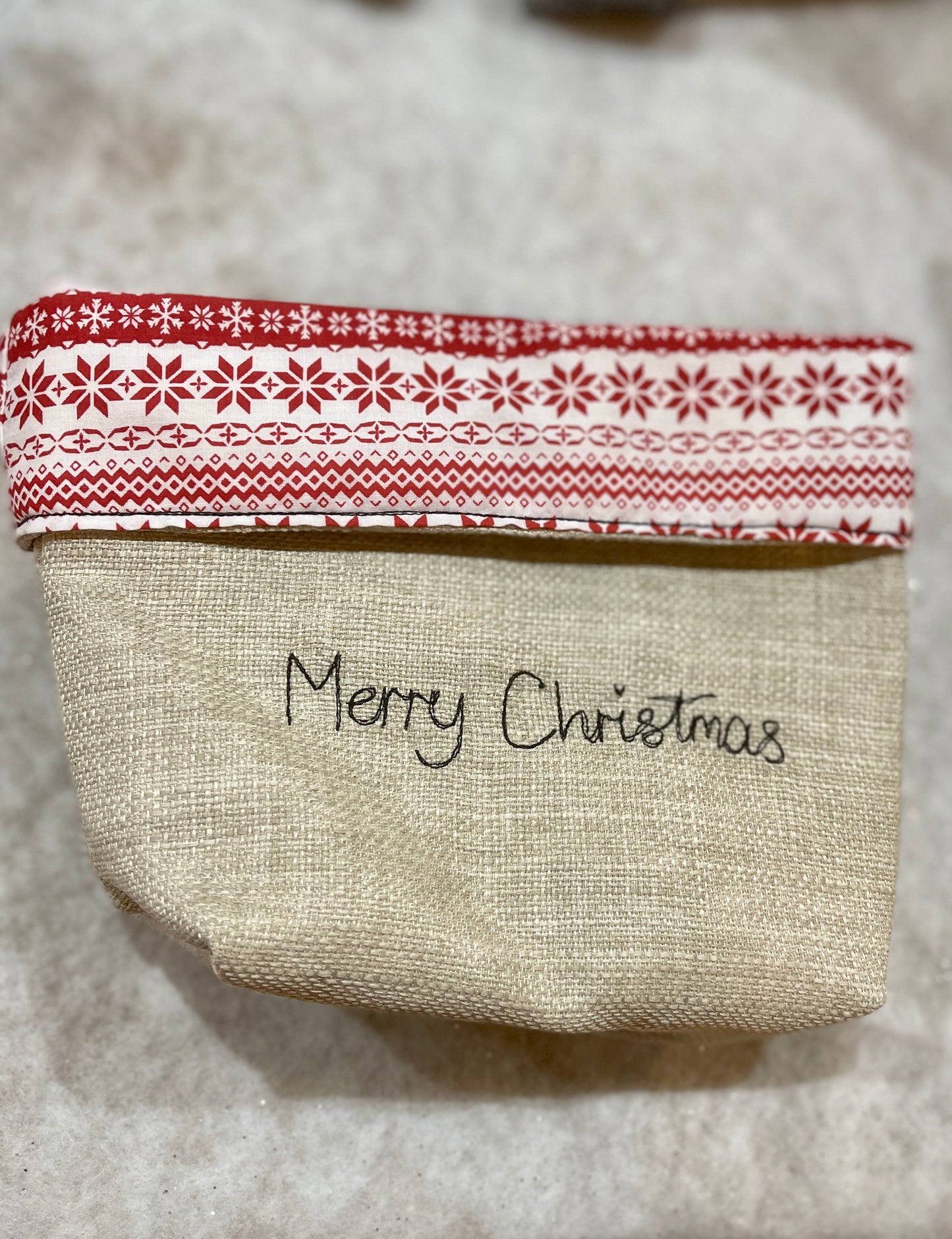 Fabric Gift Basket