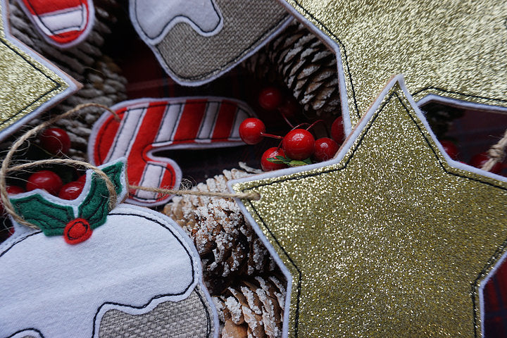 Embroidered Garland
