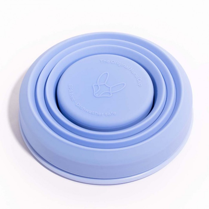 Collapsible silicone cup in lavender 12oz
