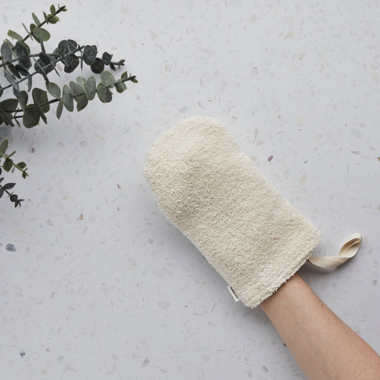 Shower Mitt organic cotton