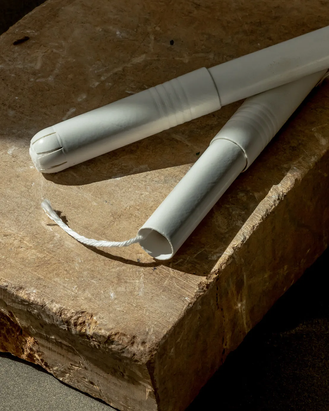 Image of unpackaged applicator tampons