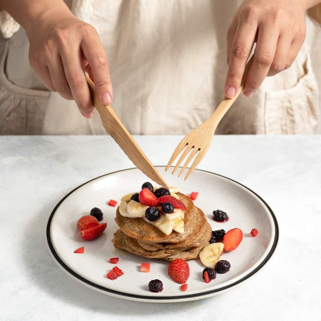 Eco bamboo wooden cutlery