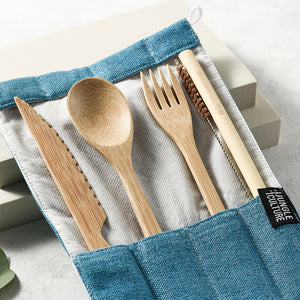 Eco bamboo wooden cutlery