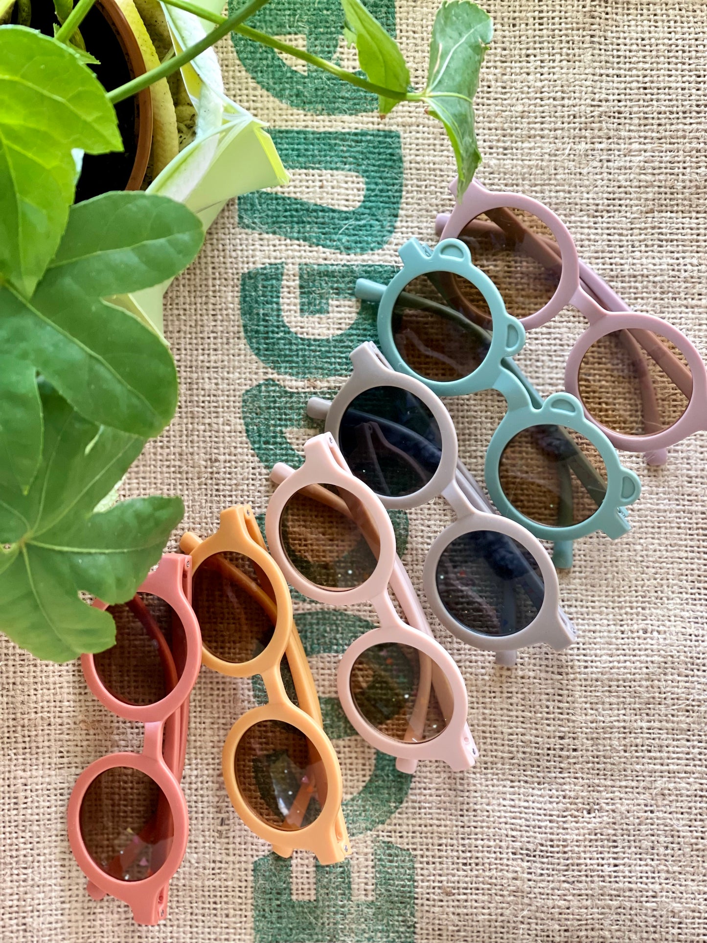 Handmade Eco friendly kids sun glasses