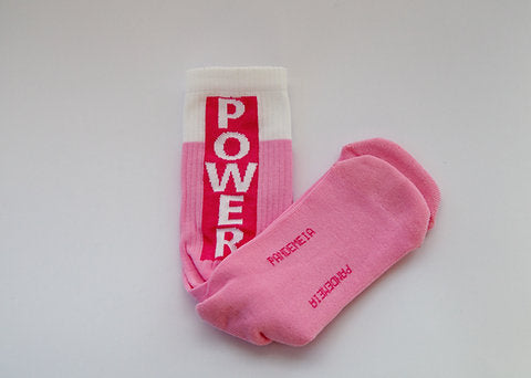 Girl Power Socks Pink