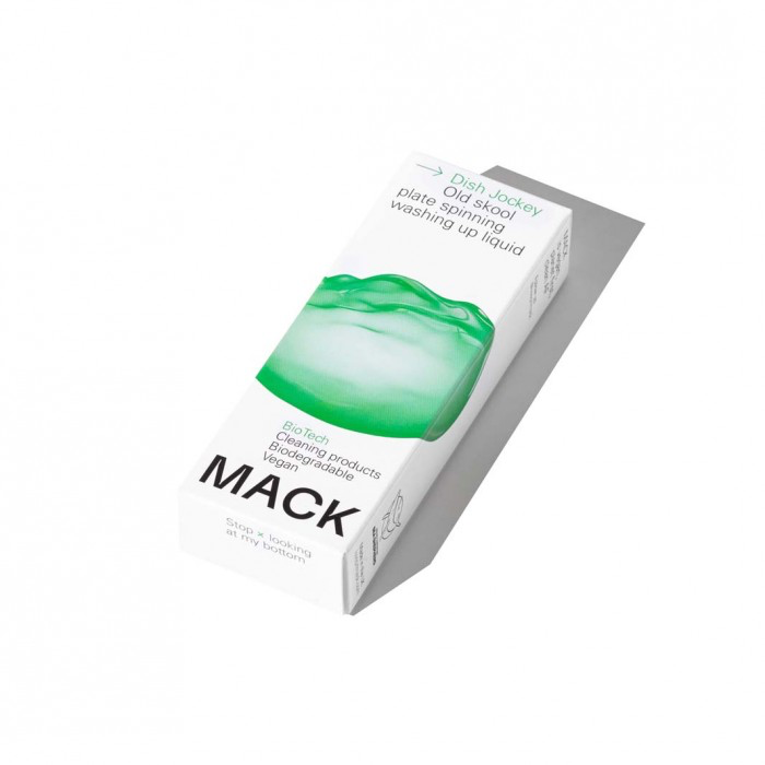 Box of Mack bio-pod washing-up liquid