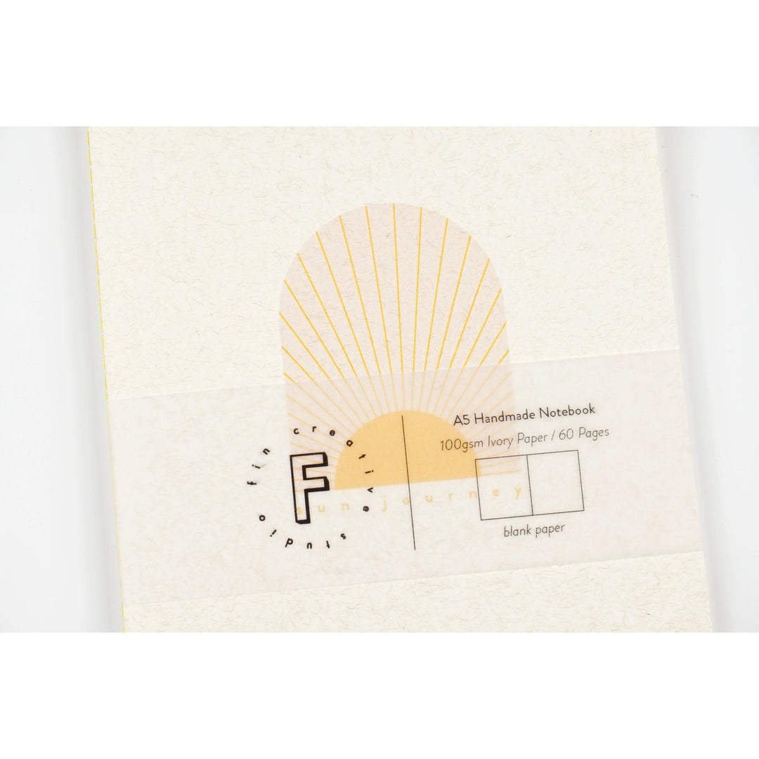 Studio fin handmade A6 Notebook