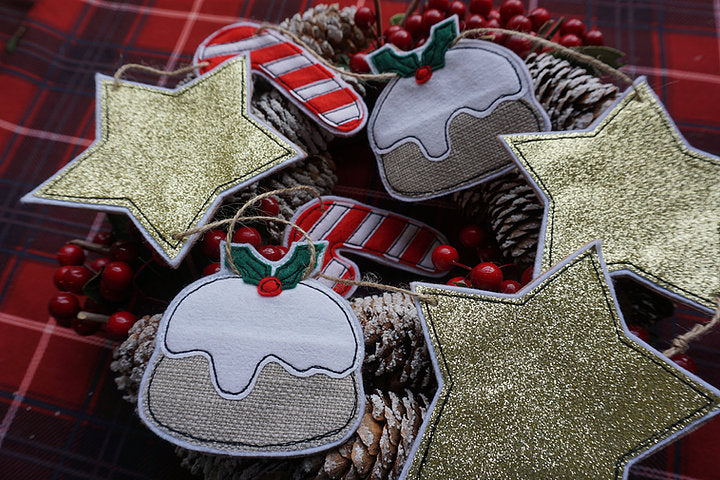 Embroidered Garland