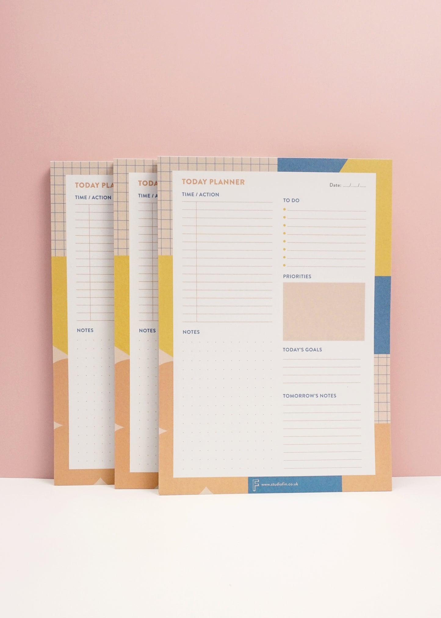 Studio Fin Daily Planner Pad / North