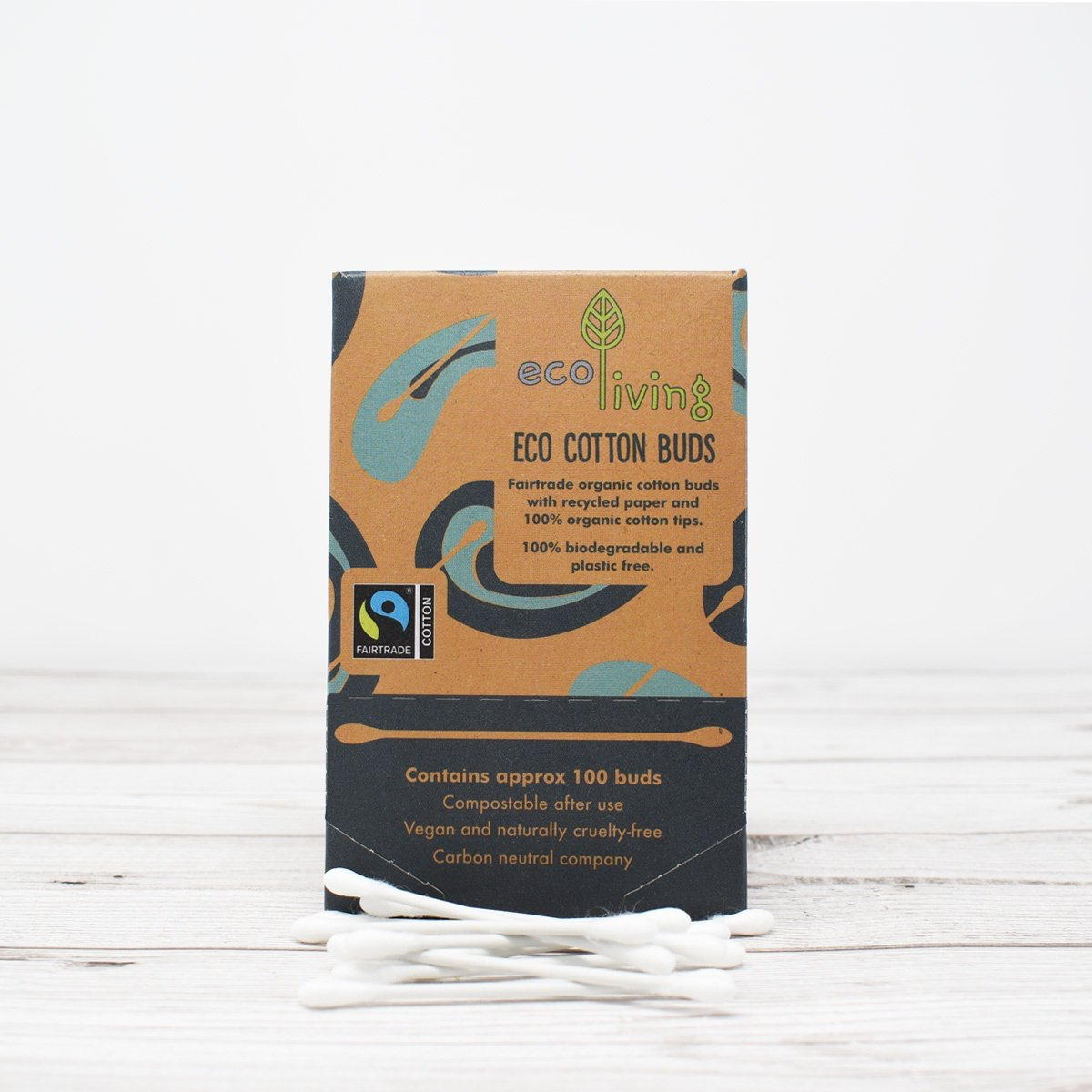 Organic fair trade cotton buds