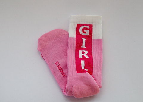 Girl Power Socks Pink