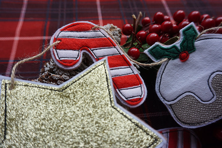 Embroidered Garland