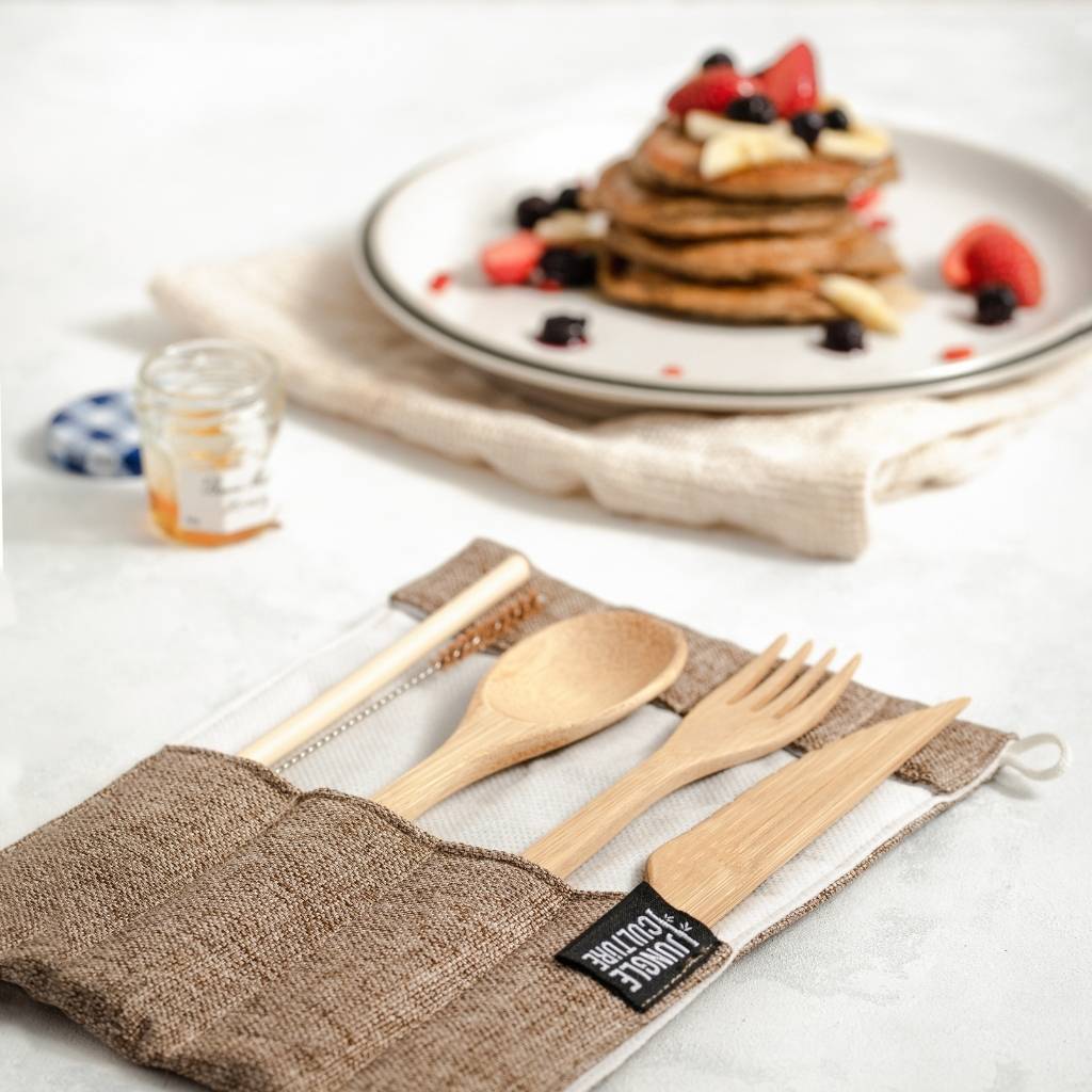 Eco bamboo wooden cutlery