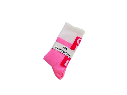 Girl Power Socks for Kids Pink