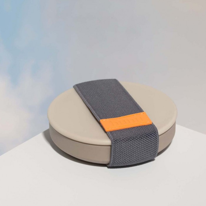 Collapsible silicone cup in charcoal 12oz