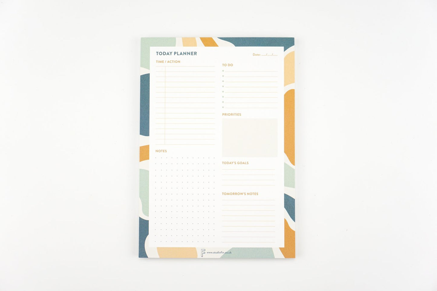 Studio Fin Daily Planner Pad / North