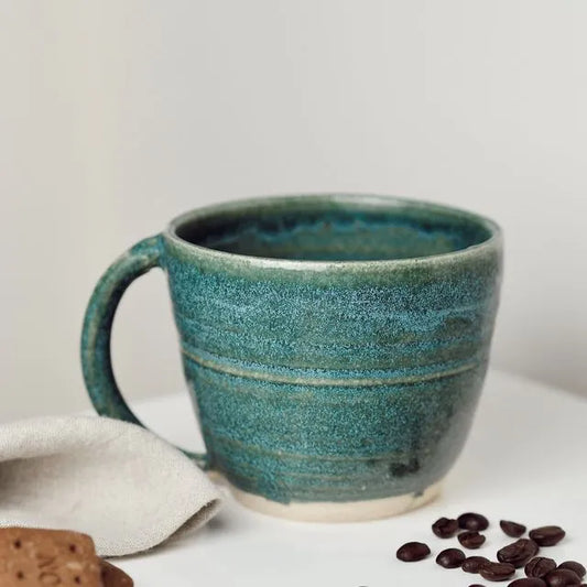 Ceramic Handmade Green Mug 500ml