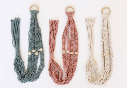 DIY Macrame Planter Kit With Beads