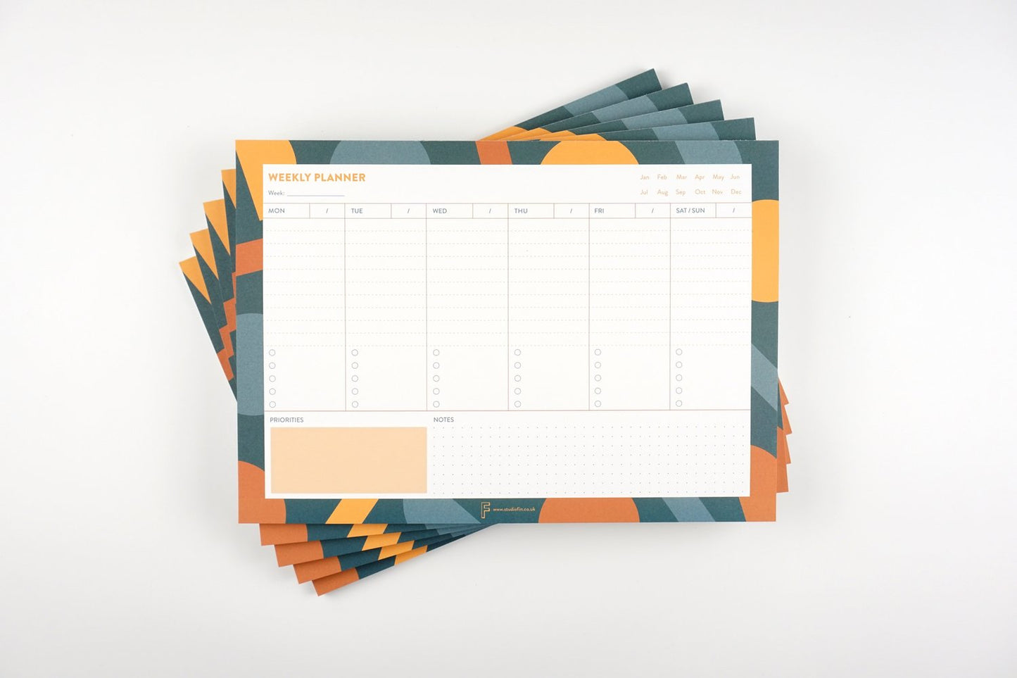 Studio Fin Weekly Planner Pad / Ginger