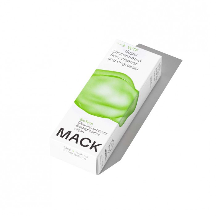 Box of Mack concentrate bio-pod floor cleaner