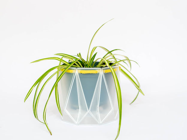 Self-watering,origami,recycled plant pots