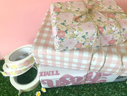 Recyclable floral gift tape 