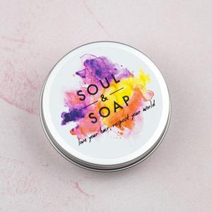 Soul and Soap Shampoo/Conditioner Bar Travel Tin